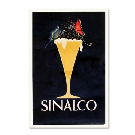 Vintage Apple Collection 'Sinalco' Canvas Art,30x47